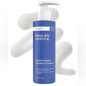 Paula’s Choice Optimal Results Hydrating Cleanser Resist NEW Full Size Blue OS
